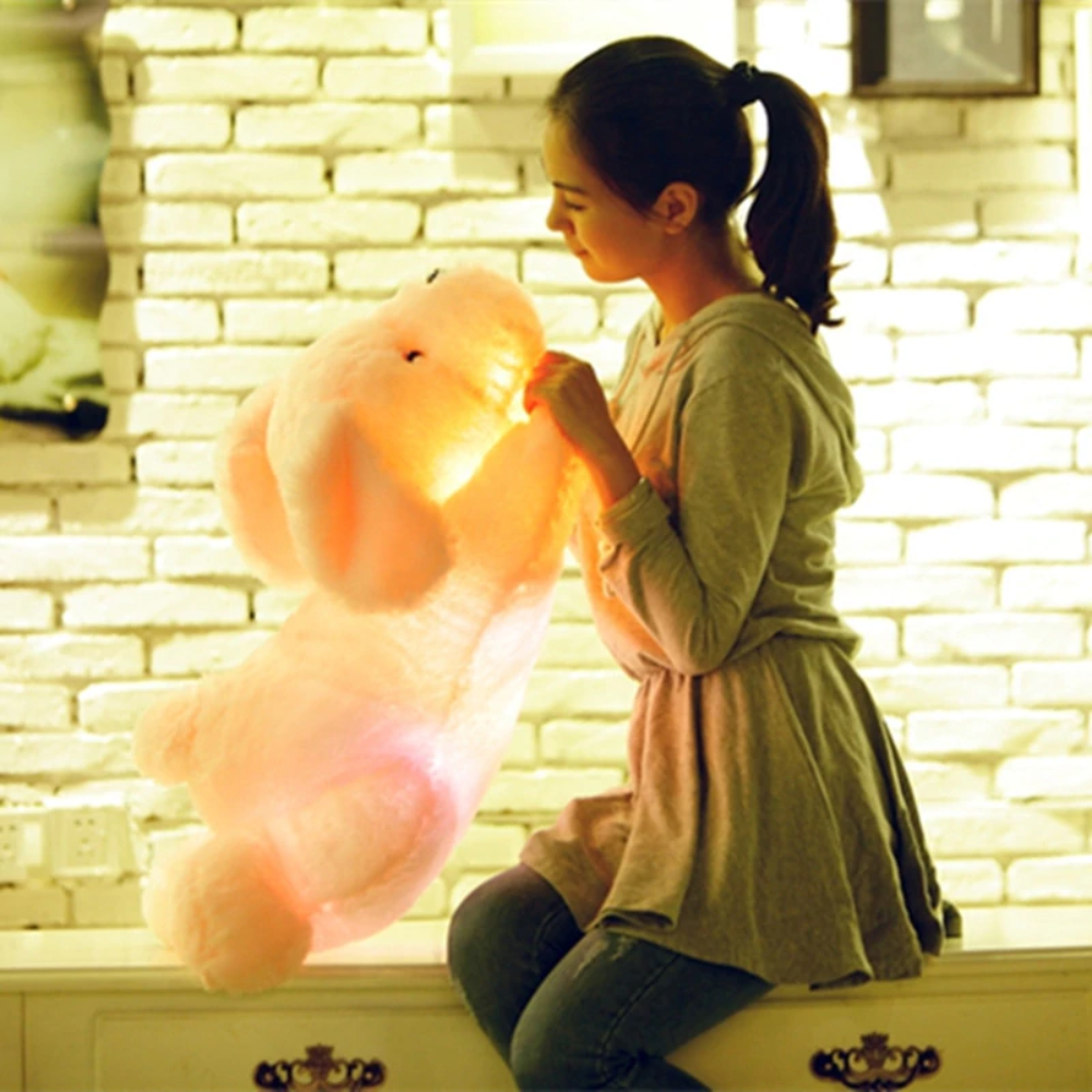 Puppy Dog LED Light Up Plush 3D Stuffed Pillow (3 Colors)