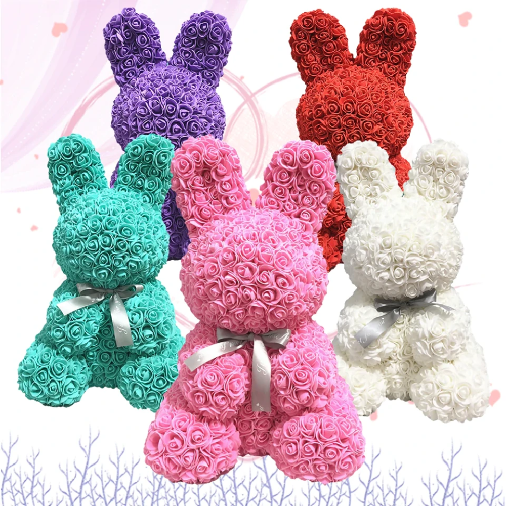 Enchanted Forever Rose Bunny Rabbit Plush (8 Colors)