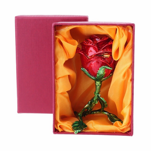Four 4 Leaf Clover Heart Necklace Sterling Silver with Optional Rose Gift Box