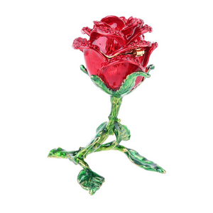 Four 4 Leaf Clover Heart Necklace Sterling Silver with Optional Rose Gift Box