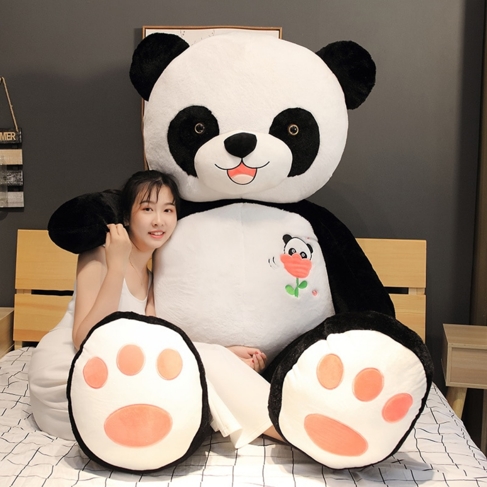 Cute Giant Panda Stuffed Animal Pillow Plush (3 Sizes)