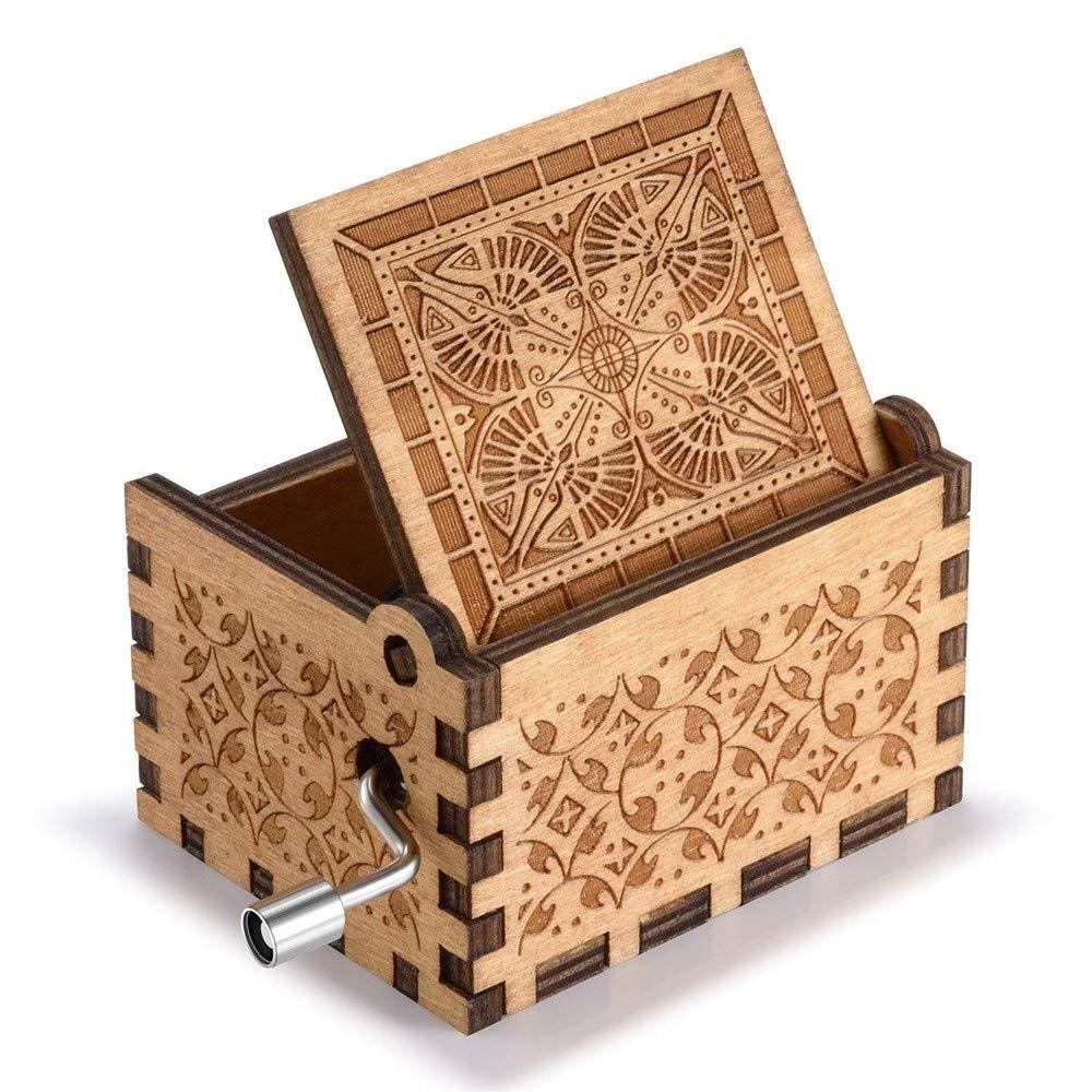 2021 Husband to Wife - I Love You Always & Forever - Engraved Music Box (2 Designs)
