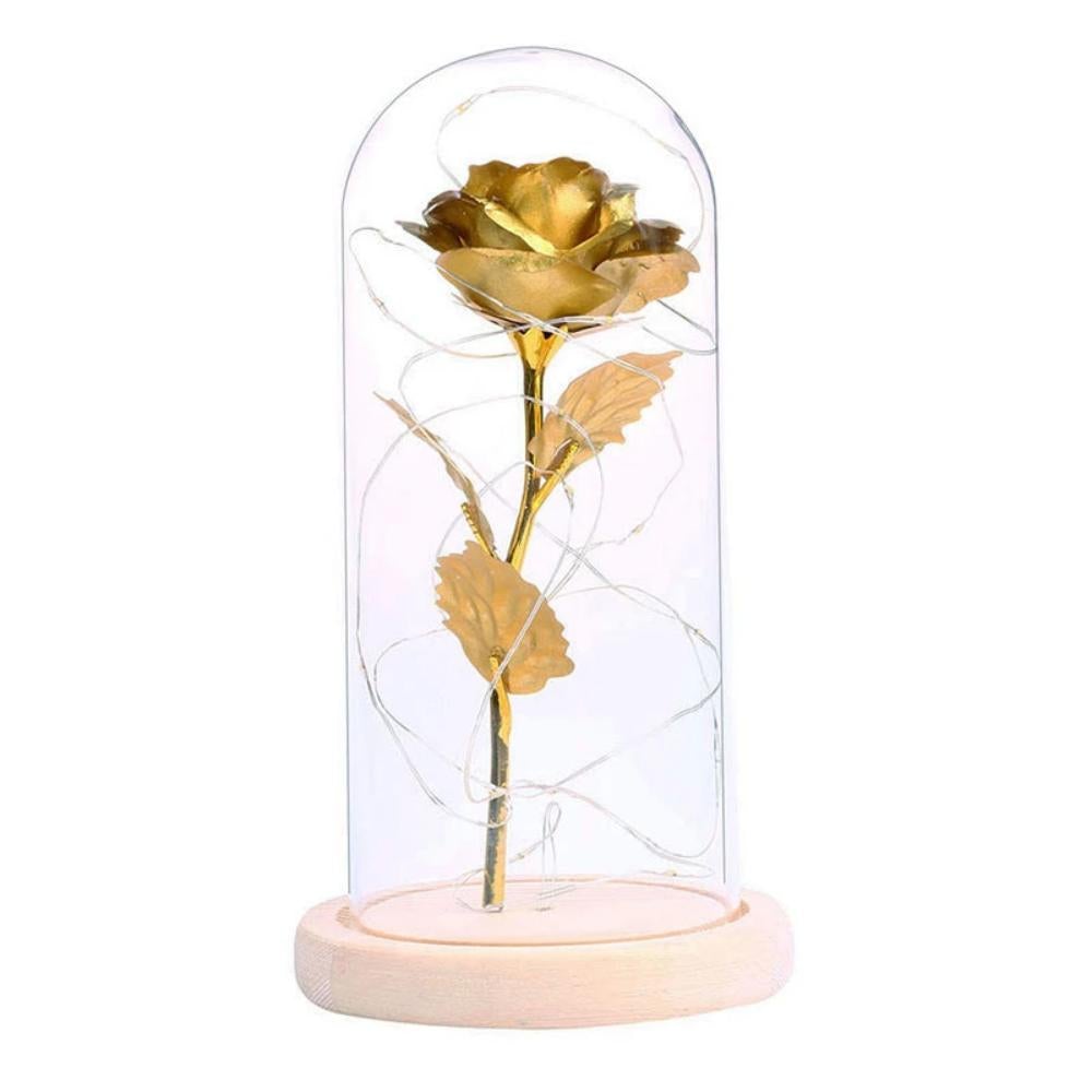 Galaxy Enchanted Rose LED Glass Display (8 Designs)