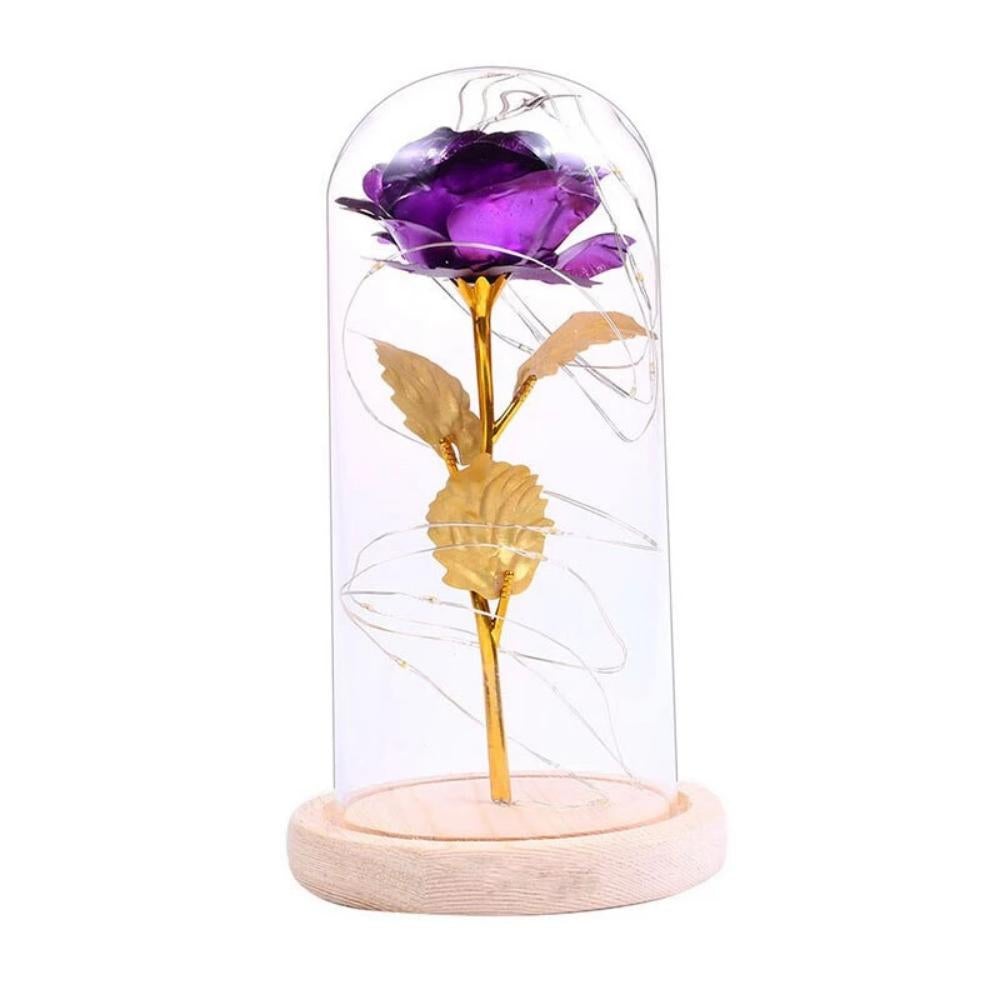 Galaxy Enchanted Rose LED Glass Display (8 Designs)