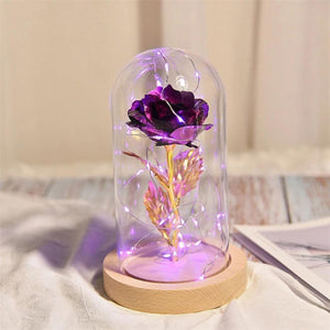 Galaxy Enchanted Rose LED Glass Display (8 Designs)