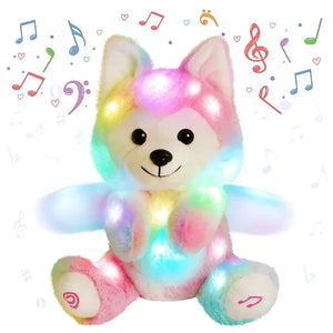 Singing Clapping Light-Up Pet Plush Stuffed Animal (4 Option)