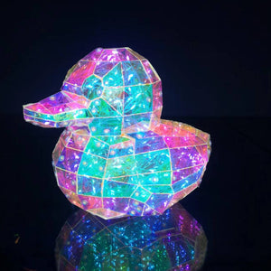 "Galaxy Crystal Bear" Luminous Heart Lights Up (4 Options) w/Gift Box