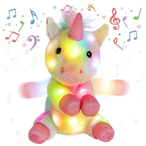 Singing Clapping Light-Up Pet Plush Stuffed Animal (4 Option)
