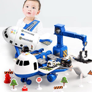 XL Airplane Vehicle Play Sets (3 Styles) Police, Construction or Fireman