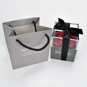 "I Love You" Forever 100 Language Micro Projection Necklace With Optional Rose Box