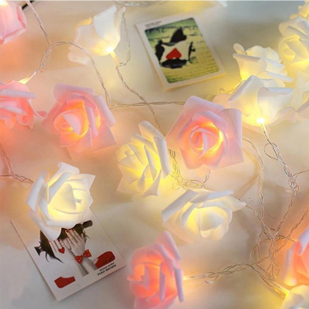 Enchanted Rose Tree Garland String Lights (4 Colors) USB or Battery 1.5/3/4.5/6m