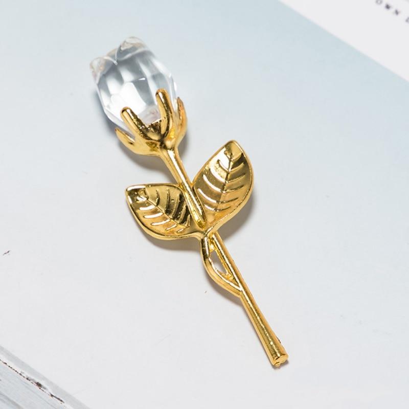 Mini Crystal Rose w/Gift Box (6 Colors)