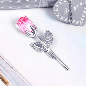 Mini Crystal Rose w/Gift Box (6 Colors)