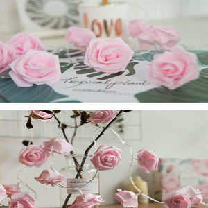 Enchanted Rose Tree Garland String Lights (4 Colors) USB or Battery 1.5/3/4.5/6m