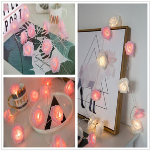 Enchanted Rose Tree Garland String Lights (4 Colors) USB or Battery 1.5/3/4.5/6m