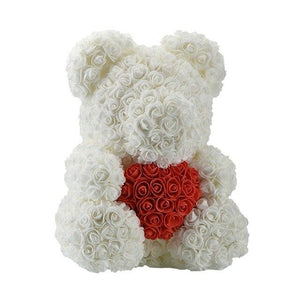 Rainbow Enchanted Forever Rose Heart Teddy Bear (34 Designs)