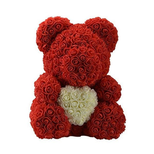 Rainbow Enchanted Forever Rose Heart Teddy Bear (34 Designs)