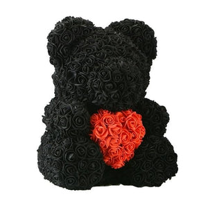 Rainbow Enchanted Forever Rose Heart Teddy Bear (34 Designs)