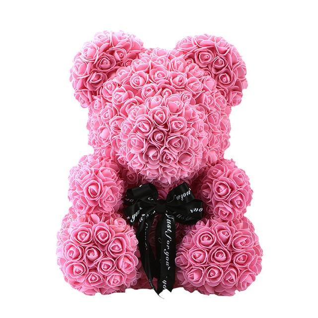 Rainbow Enchanted Forever Rose Heart Teddy Bear (34 Designs)