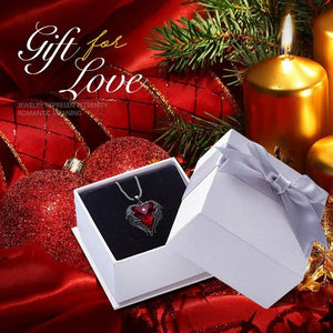 Swarovski® Crystal Angel Heart Pendant Necklace (9 Styles)