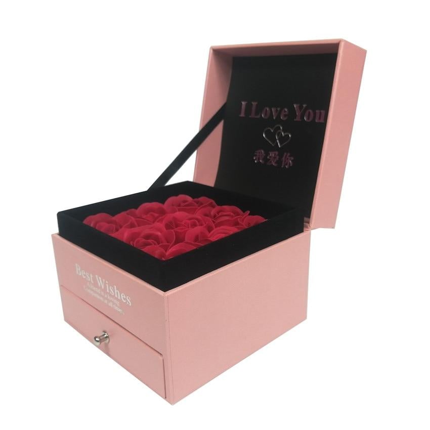 9 Immortal Enchanted Roses Jewelry Box (4 Colors)