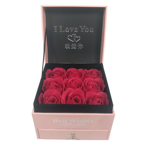 9 Immortal Enchanted Roses Jewelry Box (4 Colors)