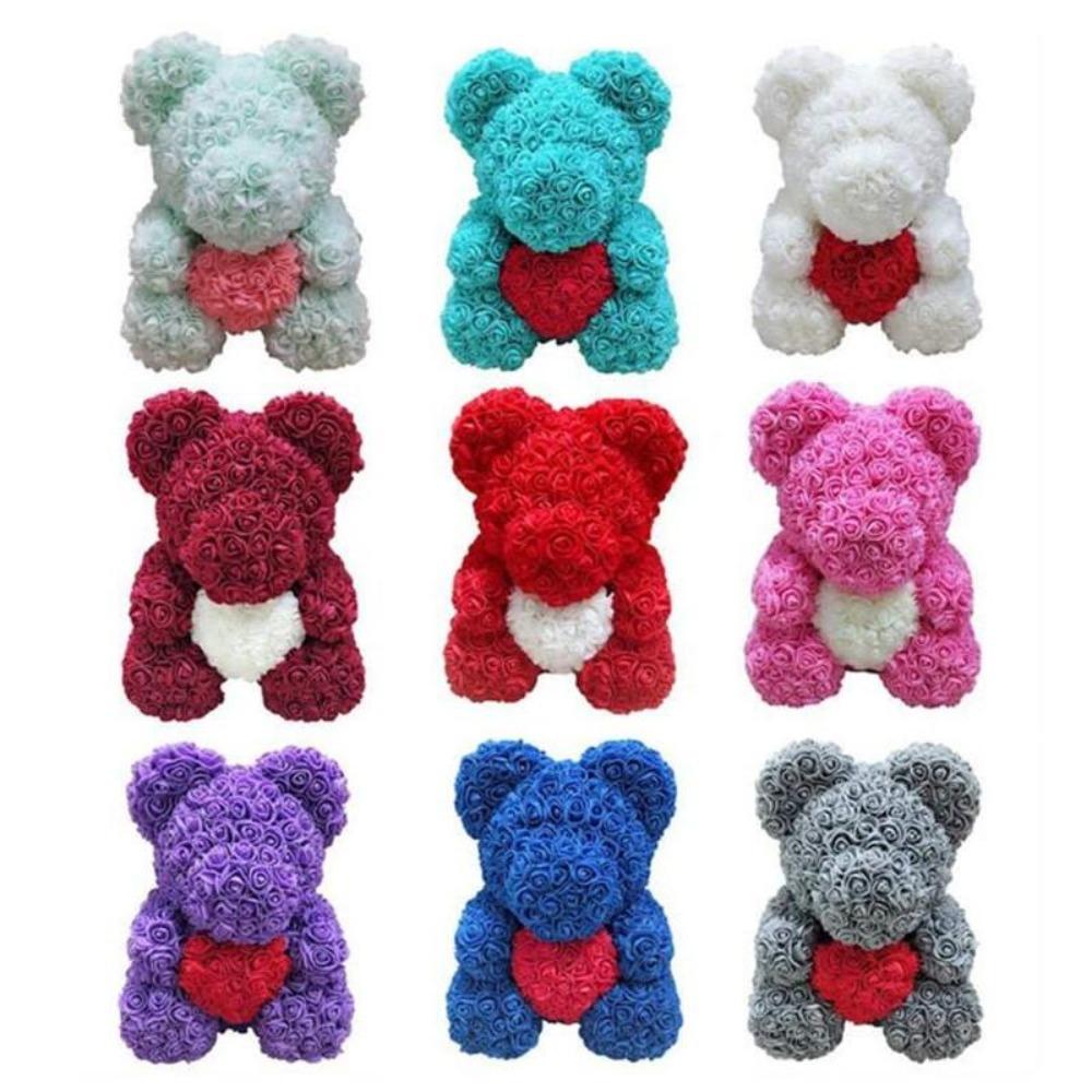 Enchanted Forever Rose Teddy Bear Plaid (29 Designs)