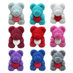 Enchanted Forever Rose Teddy Bear Plaid (29 Designs)
