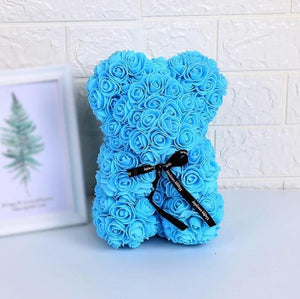 Enchanted Forever Rose Teddy Bear Plaid (29 Designs)