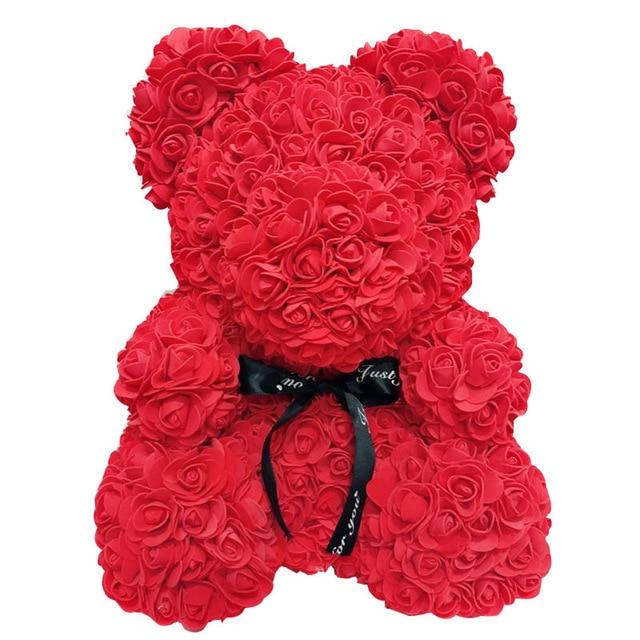 Enchanted Forever Rose Teddy Bear Plaid (29 Designs)