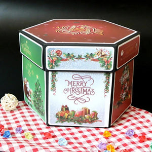 DIY Hexagon Photo Explosion Box Photo Album (15 Styles)