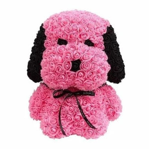 Beagle Enchanted Forever Rose Puppy Dog Plush (6 Colors)