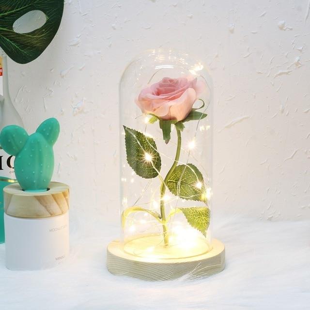 Galaxy Enchanted Rose LED Glass Display (8 Designs)