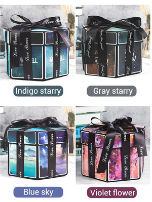DIY Hexagon Photo Explosion Box Photo Album (15 Styles)