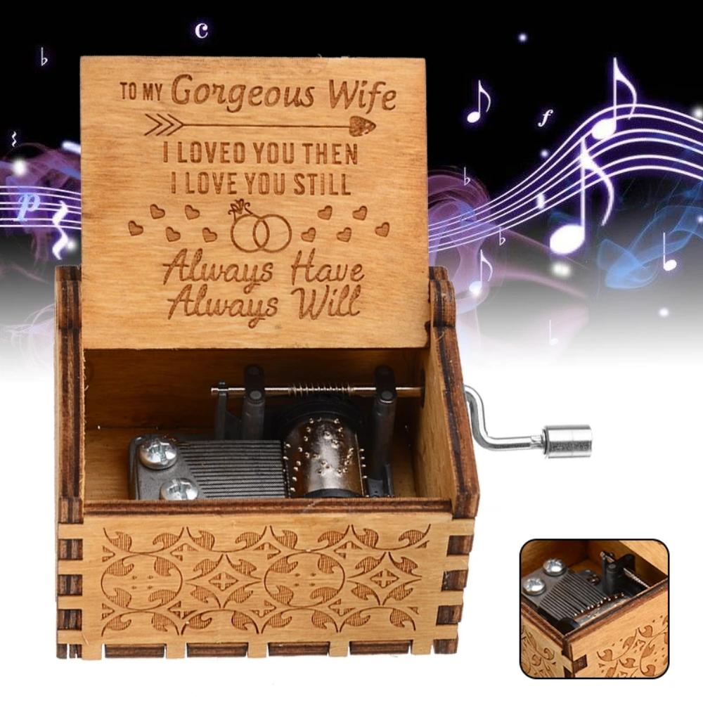 Husband to Wife - I Loved You Then I Love You Still - Engraved Music Box
