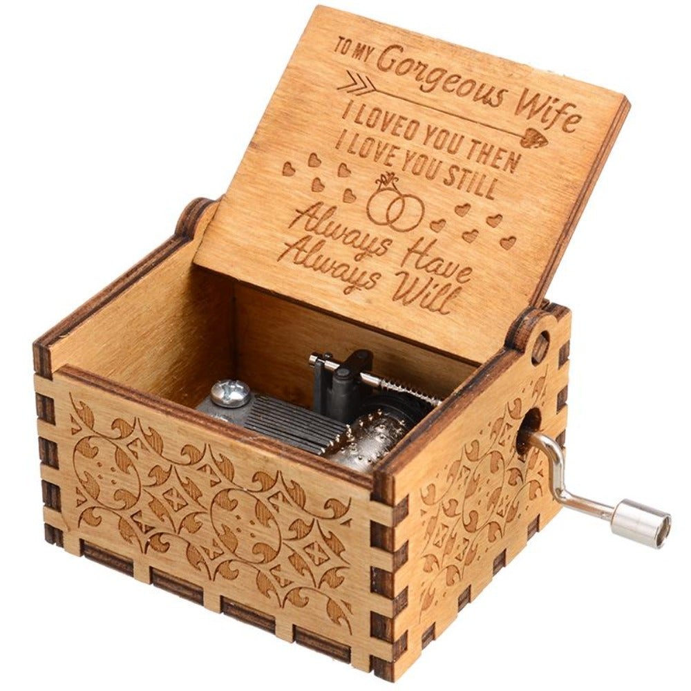 Husband to Wife - I Loved You Then I Love You Still - Engraved Music Box
