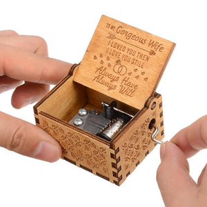 Husband to Wife - I Loved You Then I Love You Still - Engraved Music Box
