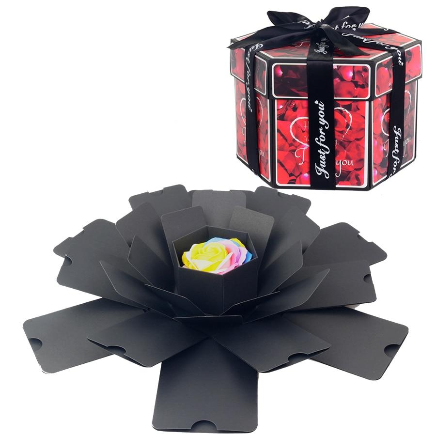 DIY Hexagon Photo Explosion Box Photo Album (15 Styles)