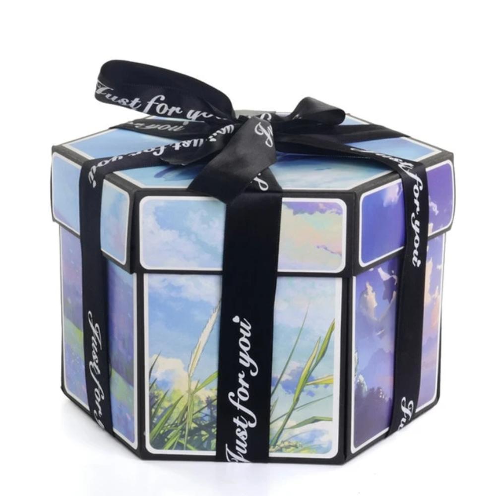 DIY Hexagon Photo Explosion Box Photo Album (15 Styles)