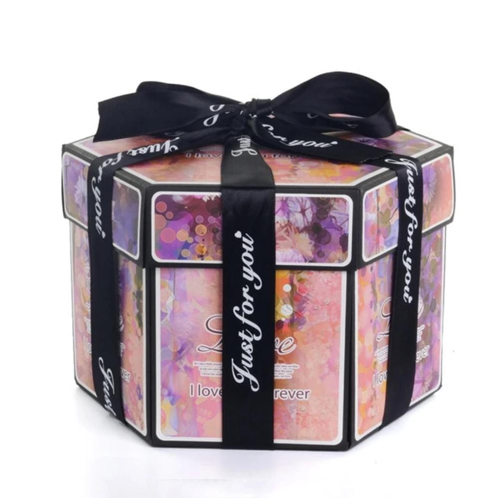 DIY Hexagon Photo Explosion Box Photo Album (15 Styles)