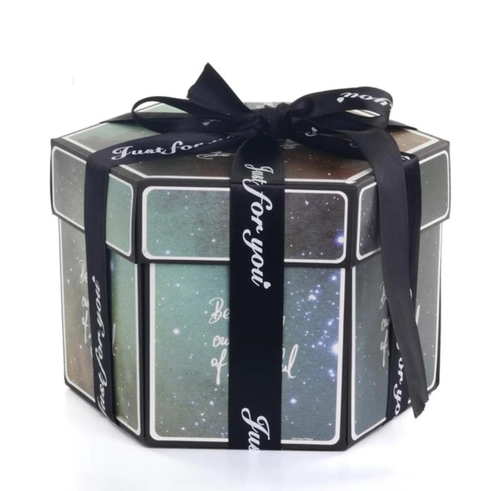 DIY Hexagon Photo Explosion Box Photo Album (15 Styles)