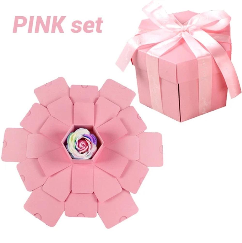 DIY Hexagon Photo Explosion Box Photo Album (15 Styles)