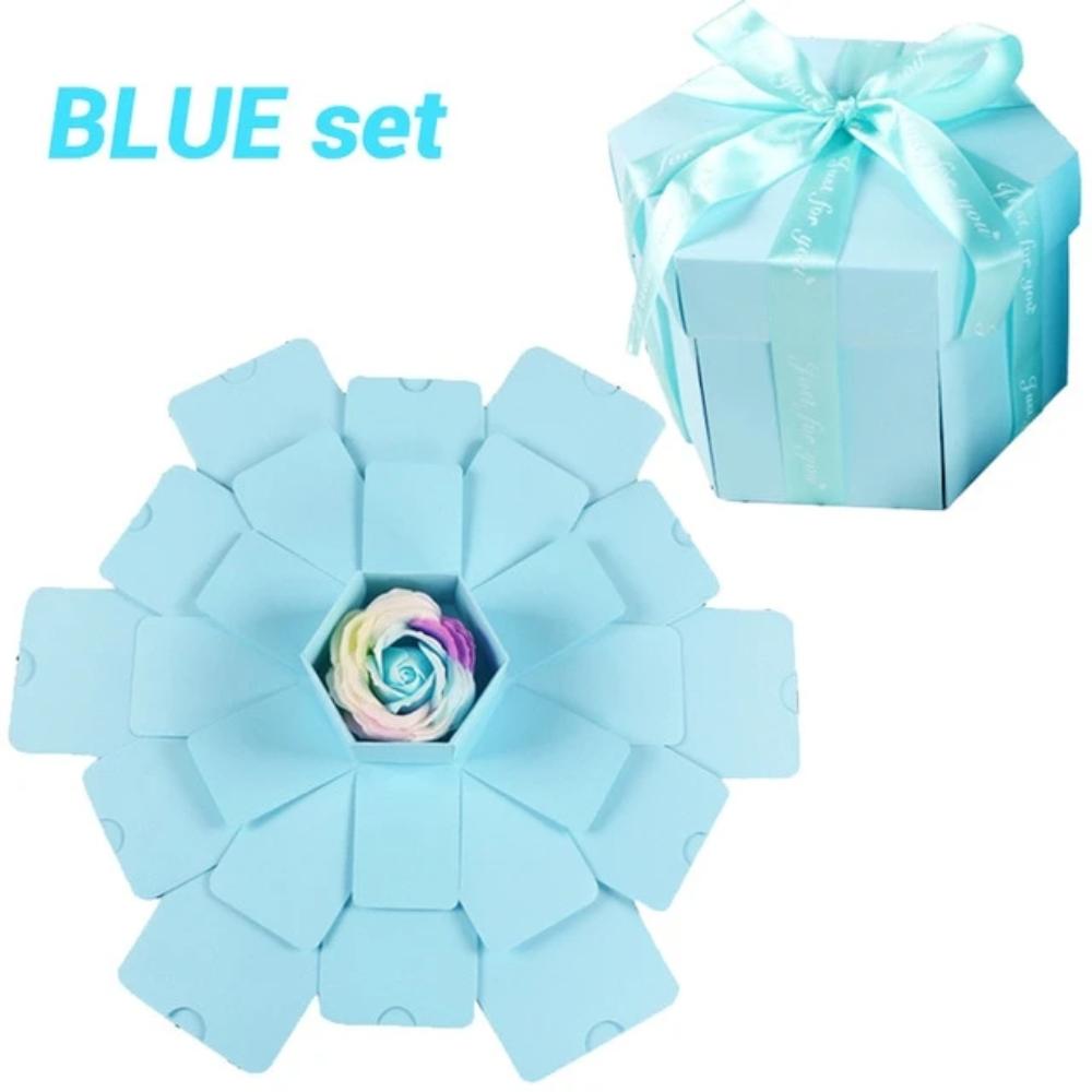 DIY Hexagon Photo Explosion Box Photo Album (15 Styles)