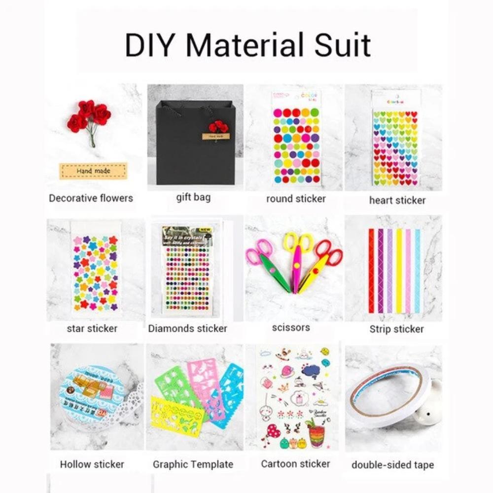 DIY Hexagon Photo Explosion Box Photo Album (15 Styles)