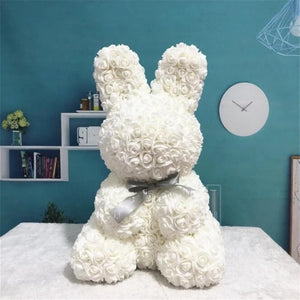 Enchanted Forever Rose Bunny Rabbit Plush (8 Colors)