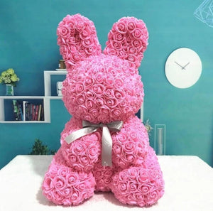 Enchanted Forever Rose Bunny Rabbit Plush (8 Colors)