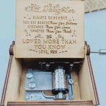 Mum To Daughter - You Are Loved More Than You Know - Engraved Music Box