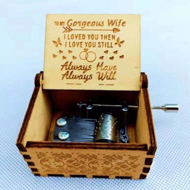 Husband to Wife - I Loved You Then I Love You Still - Engraved Music Box