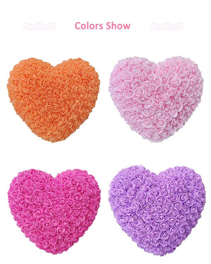 Forever Rose Heart (16 Colors)