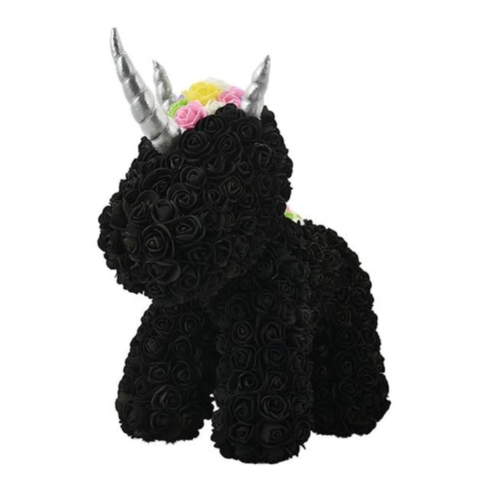 Standing Unicorn Rose Bear Large (5 Colors)